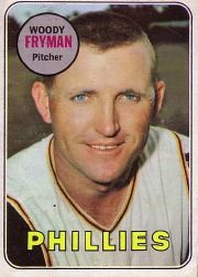1969 Topps Baseball Cards      051      Woody Fryman